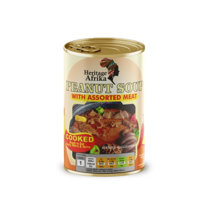 Heritage Afrika Peanut Soup with Assorted Meat