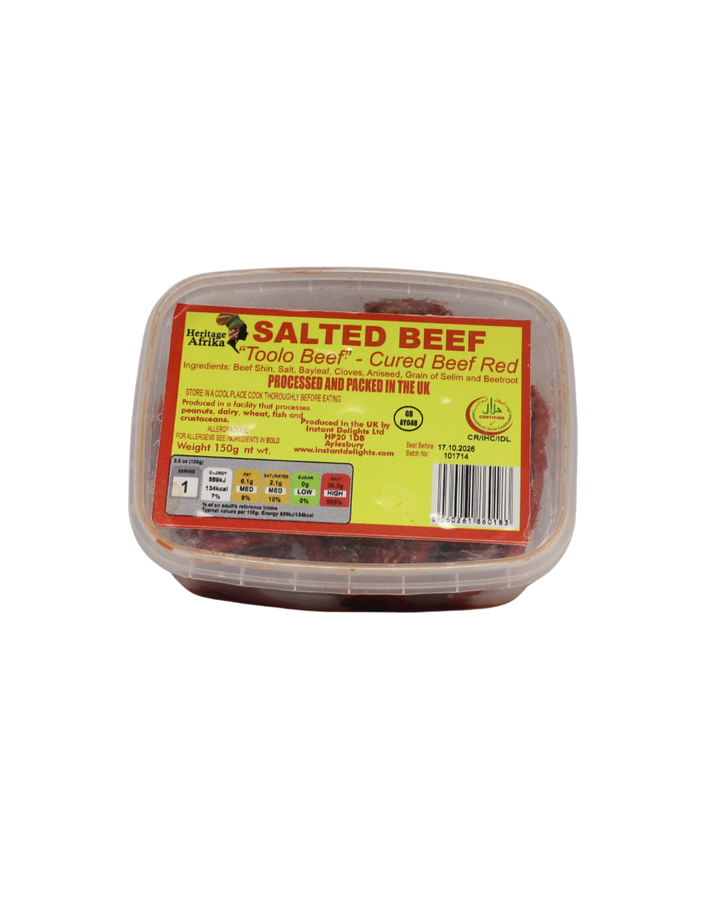 Heritage afrika Salted beef 150g x 12 - Shop