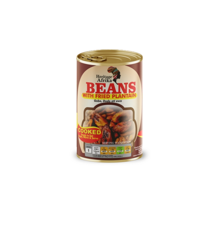 Heritage Afrika Beans with Fried Plantain