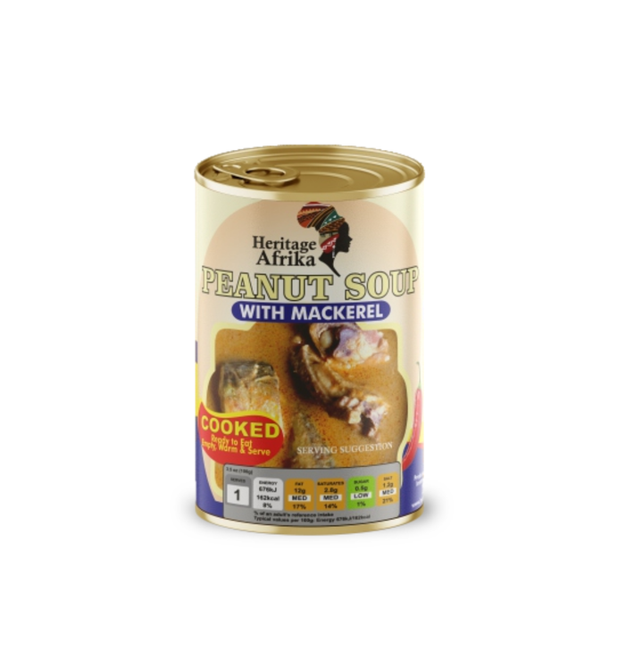 Heritage Afrika Peanut Soup with Mackerel
