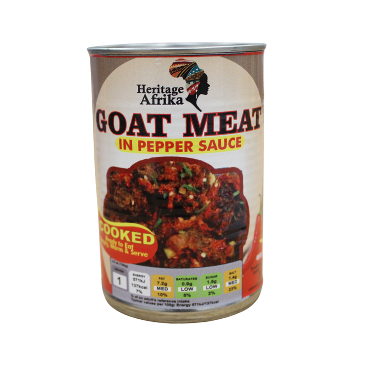 Heritage Afrika Goat Meat in Pepper Sauce