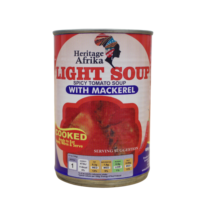 Heritage Afrika Light Soup with Mackerel